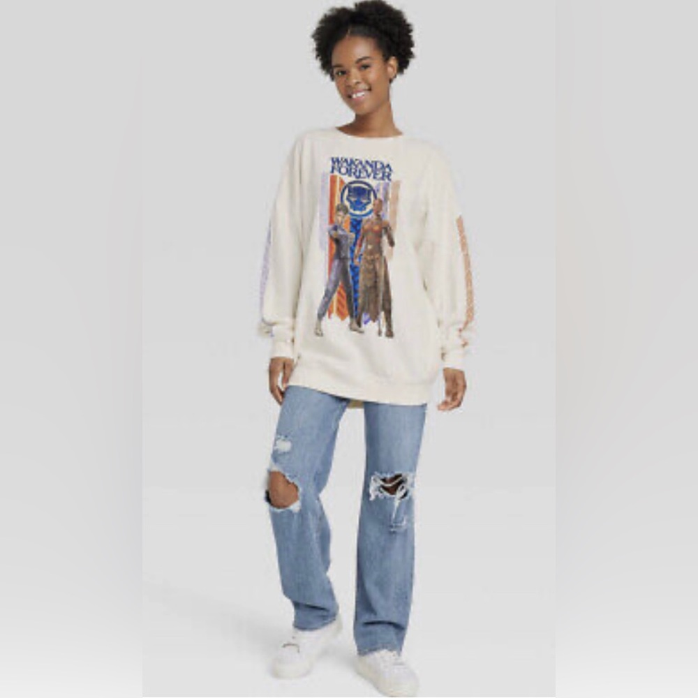Marvel Black Panther Wakanda Forever Graphic Sweatshirt